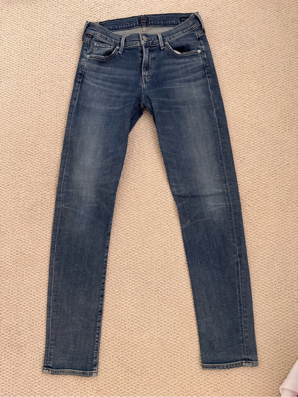 Citizens Of Humanity Slim Stretch Skinny Jeans in Medium Dark Blue
